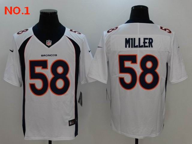 Men's Denver Broncos #58 Von Miller Jerseys-17